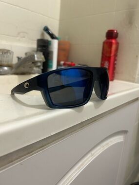 Costa Men’s Sunglasses - Navy Frame with Blue Lenses